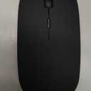 Mouse for Laptop Wireless Bluetooth - MacBook Air Mac Pro PC iPad Optical Rechargeable Silent Mouse with Jiggler Dual Mode Switch Bluetooth 5.2/3.0 and 2.4GHz USB-A and Type-C Receiver Black