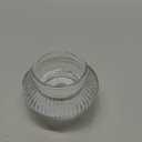 10 Pcs Glass Candlestick Holders Set, Glass Crystal Taper Candle Holders Striped Vintage Reversible Clear Candle Stick Holder Ideal for Wedding, Party, Festival Celebrations, 5 Styles