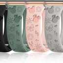 4 PACK Engraved Silicone Bands Compatible with Apple Watch Band 40mm 38mm 41mm 42mm 44mm 45mm 46mm 49mm Women Breathable Soft Cute Sport Replacement Strap for iWatch SE Series 11 10 9 8 7 6 5 4 3 2 1