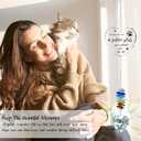 2 x Dog Memorial Gifts for Loss of Dog, Pet Memorial Suncatcher, Pet Sympathy Gifts, Heart Shaped Suncatcher with Personalized Words, Remembrance Bereavement Gift for Loss of Dogs Cats