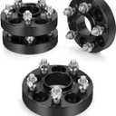 dynofit 5x100 Wheel Spacers 1 inch for Subaru Impreza, Outback, Crosstrek, Hubcentric Wheel Adapters Spacers M12x1.25 Stud, 56.1mm Hub Bore, 25mm Thickness for Toyota GR86, 4Pcs Black Tire Spacers