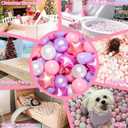 GOGOSO Star Ball Pit Balls for Ball Pit, Crush-Proof BPA Free Colorful Play Plastic Balls for Kids Toddler Christmas Party Decor Giant Friendship Bracelet Banner, 500 balls