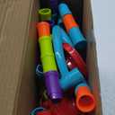 113 Pcs Marble Run for Kids,Marble Run Compact Set, STEM Learning Toy, Construction Building Blocks Toys, STEM Marble Runs for Kids GD-352