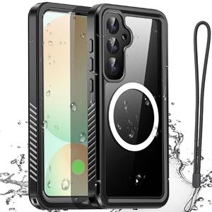 AICase Waterproof Case for Samsung Galaxy S24 FE with MagSafe Snowproof,Dustproof and Shockproof,IP68 Certified Real 360 Full Body Protection Fully Sealed Underwater Cover for Samsung S24 FE 5G