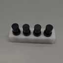 Airversa Waterless Essential Oil Diffuser Starter Kit with 4 x 10mL Hotel Scent Fragrance Oil, Battery Operated Mini Scent Air Machine Portable Diffuser for Home Car Office, AN8 Kit Black