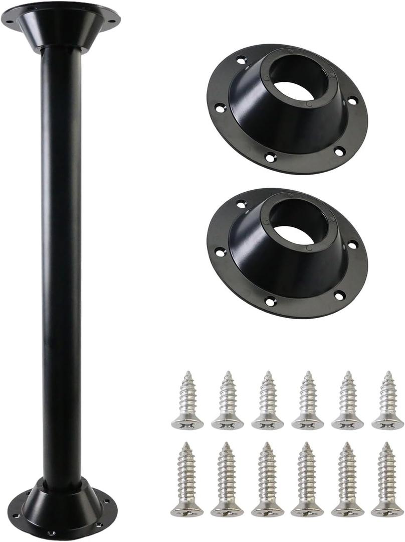 PACEWALKER 27" RV Table Legs and Bases Aluminum RV Table Base Mount Bases and Legs,RV Dinette Pedestal for RV, Boat, Outdoors, Dock, Camper for Camper and Deck Trailer Motorhome (1 Set)