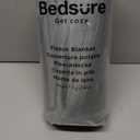 Bedsure GentleSoft Fleece Bed Blankets Queen Size Grey - Soft Warm Winter Blanket Lightweight Cozy Luxury Microfiber, Room Home Decor Christmas Decorations Gifts for Women and Men, 90x90 inches