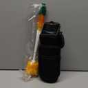 Insulated Water Bottle 40oz,Triple Wall Vacuum Stainless Steel(Dishwasher Safe),Leak Proof & Non-BPA,Flask Jug with Paracord Handle & Straw Spout Lids Sports Gradient indigo blue/black