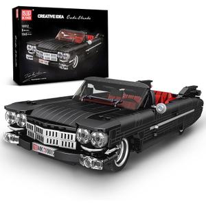 Mould King Sports Car Building Block Kits, MOC Racing Model Building Sets, Convertible Gifts for Kids Age 8+/Adults Collections Enthusiasts - 1,245 Pieces
