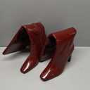 GENSHUO Women's Knee High Boots Square Toe Chunky Heel Dress Tall Boots with Side Zipper Comfortable Elastic Winter Fashion Shoes, 8.5