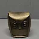 HD Designs Aluminum Owl Gold 3.6 Inches Home Decor Desk Table Shelf Figure