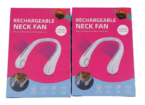 Rechargeable Neck Fan 2 Pack