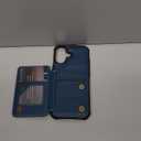 Vinich for iPhone 17 Wallet Case with Card Holder, RFID Blocking Credit Slots Kickstand Shockproof Phone Cover Fit for iPhone 17 6.3" Blue