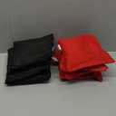 Cornhole Bags Set of 8 Regulation Weight & Size Includes Carry Case (Red & Black)