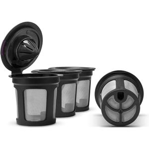 Reusable Coffee Pods Filters (4, Black)