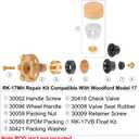 RK-17MH Repair Kit Metal Handle,Outside Faucet,Compatible with Woodford Model 17
