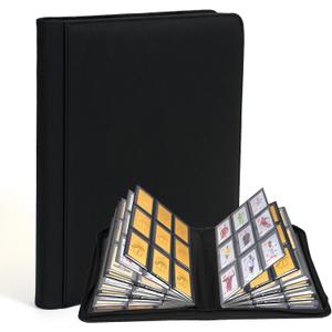 Toploader Binder, 9-Pocket Pages Holds 324 Toploaders Top Loader Binders with Sleeves for 3"x4" Toploaders for TCG, MTG Card Binder, Sports or Trading Cards Binder