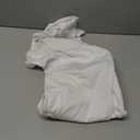 MANGOPOP Round Neck Long Sleeve Short Sleeve Bodysuits for Women Basic Body Suit Shirts Tops (X-Large, White)