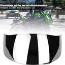 Motorcycle Helmet Face Shield Replacements, Motorcycle Helmet Visor Compatible with AGV K1 K1S K3 SV K5 K5S UV Protection (Silver)