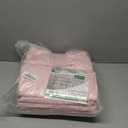 Bulk King Flat Sheets Only, 6 Pack Quick Sort Top Bed Sheet, Color-Coded Label Threads, Wrinkle-Free Shrinkage Durable Microfiber Hotel Motel Airb&bs Essentials for Hosts (105"x102",Pink)