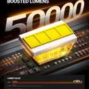 SEALIGHT H1 Fog Bulbs, 50,000LM Super Brighterness 1:1 Mini Size, 6500K Cool White Fog Lights, 3 Minutes Installation, Pack of 2