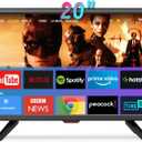 20 inch Full HD Small Smart TV for Kitchen, RV, or On-The-Go Entertainment - Flat Screen TV Built in ATSC Tuner/USB/AV/HDMI x2