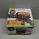 Presto 8-Quart Big Kettle, Steamer and Deep Fryer Multi-Cooker, Black