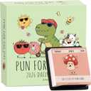 2026 Funny Pun Calendar  Daily Tear-Off Desk Calendar with 365 New Puns & Jokes - Humor Gift for Friends, Family, Coworkers - Punny Christmas Gift, Office & Home Decor