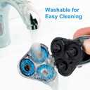 SH50 Replacement Heads For Series 5000 Electric Shaver With Phillips 5000 (S5xxx), AquaTouch (S5xxx), PowerTouch (PT8xx, PT7xx), 9-Pack