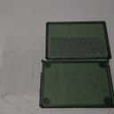 kenke Hybrid Case for iPad Air 11 Inch (M3) 2025 / (M2) 2024, iPad Air 5th/4th Gen 2022/2020 10.9 Inch with Pencil Holder, Detachable Cover with Clear Hard Back Shell, Auto Sleep/Wake, Light Green (Light Green)