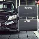 Black Touch Up Paint for Cars, Two-In-One Car Paint Scratch Repair Pen, Quick & Easy Solution to Repair Minor Automotive Scratches 0.4 fl oz. (Black)