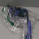 Greatever Snorkel Set Pano 3 Window Snorkel Mask Adult, Panoramic Wide View, Anti-Fog Scuba Diving Mask, Anti-Leak Snorkel Goggles Dry Top Snorkel, Professional Snorkeling Gear for Adults (Black Blue)