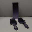 Vented Brush for Blow Drying, Shower & Thick, Coily or Straight Hair | Detangling Brush with Curved Vents & Wide Frame (Empowered Purple) (PACK OF 2)