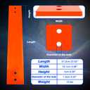 Heavy Duty Front Weight Kit Compatible with 24-36 Inch Snow Blowers Replace# 72406500