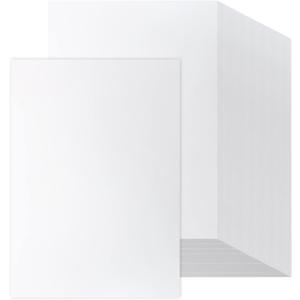 200 Sheets White Card Stock Printer Paper 32 lb/120 gsm Business Paper, White Cardstock Paper for Pringting, Copy, Arts Crafts, Letters, Invitations, Laser & Inkjet Printer Compatible
