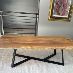 18 Inch Metal Coffee Table Legs, DIY Geometry Desk Base for Table Heavy Duty Furniture Legs for Office Modern Desks Night Stands, End Table, Bench, TV Stands, Etc (18 H)