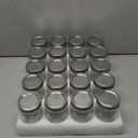 12oz Glass Jars With Lids Regular Mouth 20 Pack -Mason Jars 12 oz For Crafts, Meal Prep, Canning Jars For Food Storage Frascos De Vidrio Con Tapa Para Conservas-with 20 Chalkboard Stickers-Silver Lid