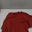 Sattiyrch Christmas Tree Skirt, 36 inches Luxury Cable Knit Knitted Thick Rustic Xmas Holiday Decoration, Burgundy (36in)