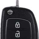 KIMISS Flip Key Shell Replacement Ix45, Remote Key Case Fob Cover with Buttons, 4-Button Design, Compatible with OEM Key