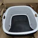 Arm & Hammer Rimmed Cat Litter Box with High Sides and Microban, Made in USA