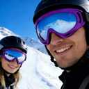 2 Pack Motorcycle Dirt Bike Goggles for Men Women, MX UTV Racing Riding Windproof Dustproof Goggles, Off Road Goggle (Pink Frame Colorful and Blue Frame Colorful)