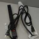 Heavy Duty Long 8 Outlets, 14AWG Extension Cord, Black, 6FT, 2