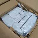 ALPHA BIDET JX2 Elongated Bidet Toilet Seat, White, Endless Warm Water, *NEW* Bowl Mist, LED Light, Quiet Operation, Wireless Remote, Stainless Steel Nozzle, Sittable Lid