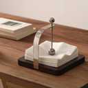 Napkin Holder, Wood Square for Table Dispenser with Weighted Arm, Perfect for Kitchen, Office, Restaurant,Home Dcor, Cafe, Warming Gift