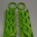 Sancodee 4 Pack Upgraded Wasp Trap Outdoor Hanging, Carpenter Bee and Hornet Catcher, Reusable Yellow Jacket Trap with Bait Reservoir, Bee Killer and Wasp Catcher for Outside (Green)