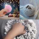 3 x 2300ML Foam Balls Polystyrene BeadsWhite Foam Beads for Slime 2-3mm for Kids DIY Craft Foam Polystyrene Balls Party Decoration 9X7X3Inch (White)
