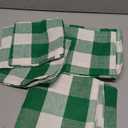 DII Buffalo Check Collection, Classic Farmhouse Cloth Napkin Set, 20x20, Green & White, 6 Piece