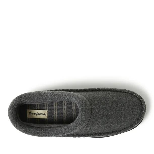 Dearfoams Men's Thompson Wool Blend Clog Slipper
Size S 7-8