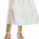 mysoft Women's Chunky Low Heels Open Toe Block Heeled Dress Ankle Strap Pump Wedding Sandals (White, M) 8W