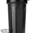 Mr. Pen- Shaker Bottles for Protein Mixes with Twist Cap, 28 oz, Black Protein Shaker Bottle with Wire Whisk Ball, Shaker Cup, Mixer Bottle